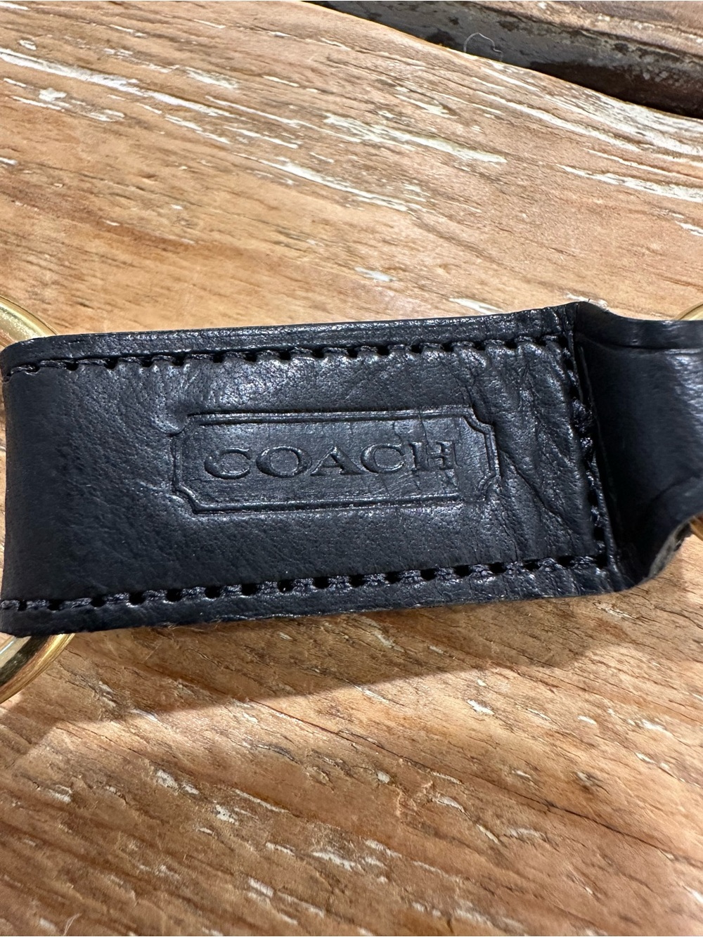 NWT || Vintage Coach Black Leather Trigger Snap - Picture 5 of 7